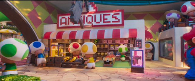 映画『スーパーマリオ』新映像公開。ゲームステージのようなピーチ城の城下町をマリオとキノピオが歩く【The Game Awards 2022】