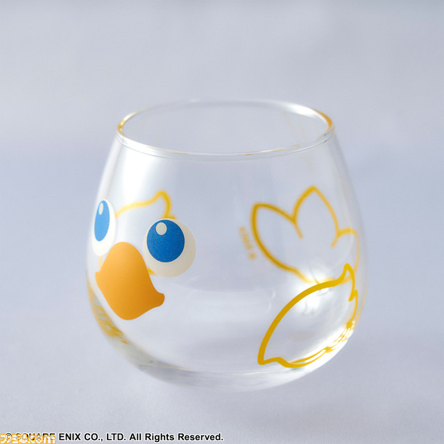 『FF』サボテンダー、チョコボ、モーグリのゆらゆらグラスが登場。底面が丸くゆらゆら動くかわいいグラスで小物入れなどにも使える