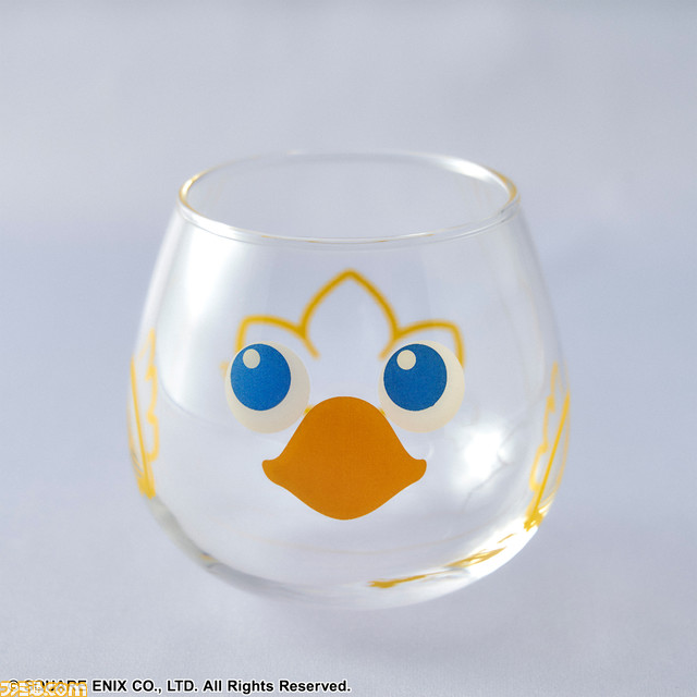 『FF』サボテンダー、チョコボ、モーグリのゆらゆらグラスが登場。底面が丸くゆらゆら動くかわいいグラスで小物入れなどにも使える