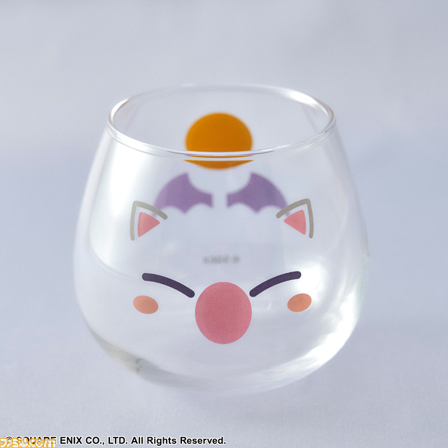 『FF』サボテンダー、チョコボ、モーグリのゆらゆらグラスが登場。底面が丸くゆらゆら動くかわいいグラスで小物入れなどにも使える