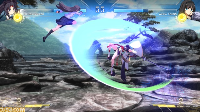 『メルブラ タイプルミナ』12/15無料アプデで追加となる“牛若丸”のバトルスタイルを公開。“牛若丸”VS“遠野志貴”の対戦動画もアップ