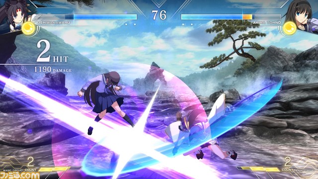 『メルブラ タイプルミナ』12/15無料アプデで追加となる“牛若丸”のバトルスタイルを公開。“牛若丸”VS“遠野志貴”の対戦動画もアップ