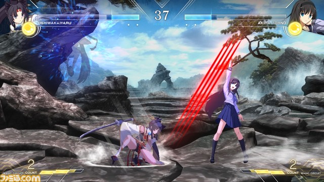 『メルブラ タイプルミナ』12/15無料アプデで追加となる“牛若丸”のバトルスタイルを公開。“牛若丸”VS“遠野志貴”の対戦動画もアップ