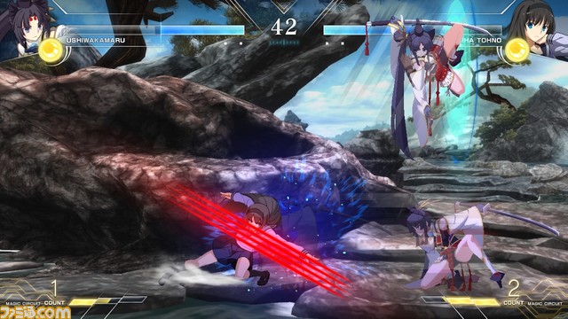 『メルブラ タイプルミナ』12/15無料アプデで追加となる“牛若丸”のバトルスタイルを公開。“牛若丸”VS“遠野志貴”の対戦動画もアップ