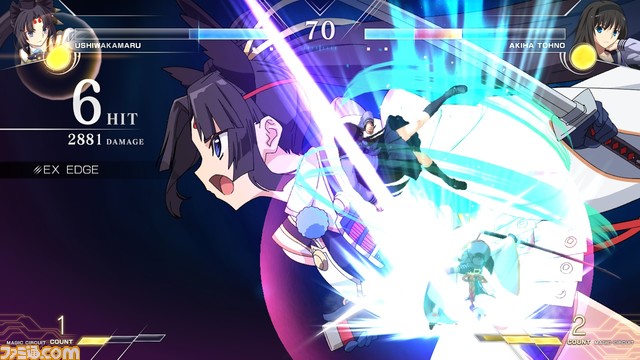 『メルブラ タイプルミナ』12/15無料アプデで追加となる“牛若丸”のバトルスタイルを公開。“牛若丸”VS“遠野志貴”の対戦動画もアップ