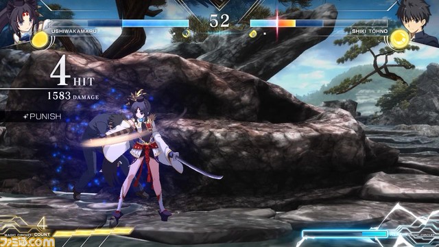 『メルブラ タイプルミナ』12/15無料アプデで追加となる“牛若丸”のバトルスタイルを公開。“牛若丸”VS“遠野志貴”の対戦動画もアップ