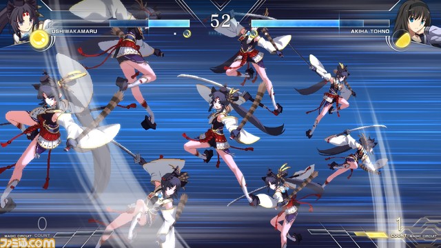 『メルブラ タイプルミナ』12/15無料アプデで追加となる“牛若丸”のバトルスタイルを公開。“牛若丸”VS“遠野志貴”の対戦動画もアップ