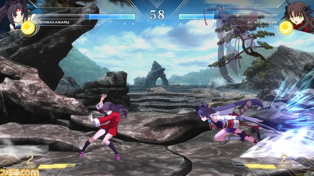 『メルブラ タイプルミナ』12/15無料アプデで追加となる“牛若丸”のバトルスタイルを公開。“牛若丸”VS“遠野志貴”の対戦動画もアップ