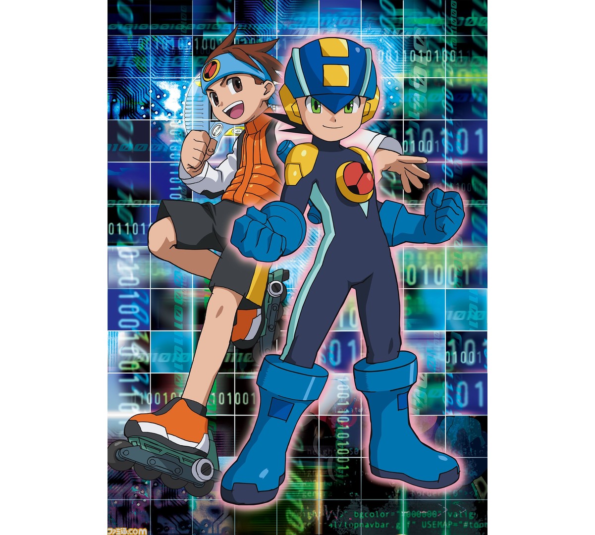 アニメムック　付属品付)ロックマン高精細イラスト ロックマンエグゼ アニメ『ロックマンエグゼ』シリーズが本日（12月14日）より無料