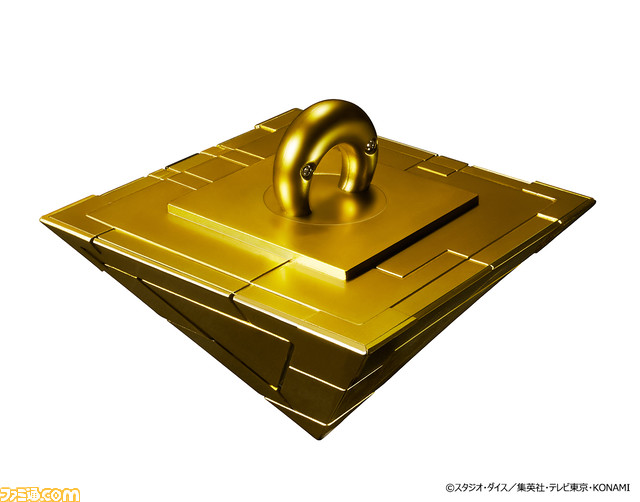 『遊戯王』さまざまなギミック搭載の“千年パズル”が本日12月16日より予約開始。正面の最後のピースをはめ込むことで発光しBGMが流れる！