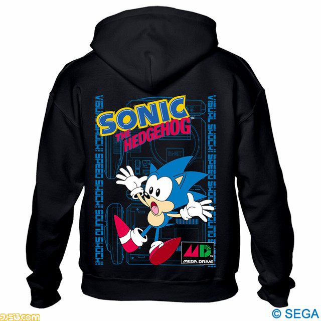 “セガ×GAMES GLORIOUSコラボグッズ”コラボ商品がエビテンにて予約開始。ソニックのコラボTシャツやパーカー、『ファンタシースター』のコラボパーカーが登場