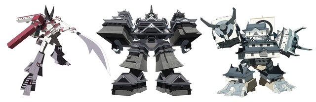 実在のお城がロボットに変形!? MIXI_ANIMEのオリジナルコンテンツ第1弾『城郭合体オシロボッツ』が始動。監督・大張正己によるショートアニメも公開