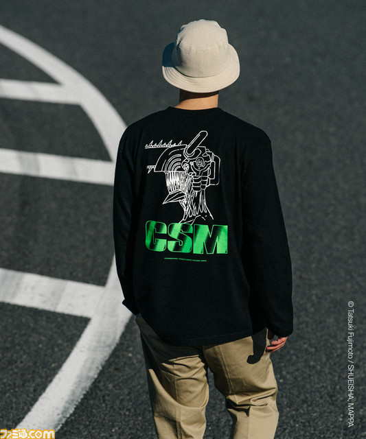 『チェンソーマン』×ゾゾタウンがコラボ。チェンソーマンやポチタをデザインしたTシャツ、フーディなどが登場。12月21日より予約販売開始