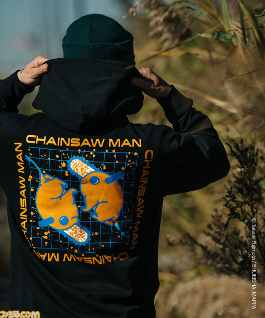 『チェンソーマン』×ゾゾタウンがコラボ。チェンソーマンやポチタをデザインしたTシャツ、フーディなどが登場。12月21日より予約販売開始