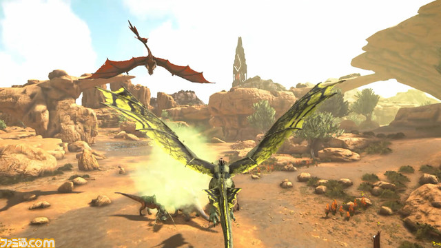 Switch版『ARK: Survival Evolved』砂漠と荒野が舞台のDLCマップ“ARK: Scorched Earth”の特徴やゲーム画面が公開。その他DLCも順次配信予定