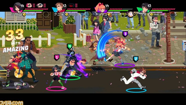 『熱血硬派くにおくん外伝 リバーシティガールズ2』PS5/PS4/Switch版の大型アップデート配信開始。オンラインでのマルチプレイやクロスプレイが可能に