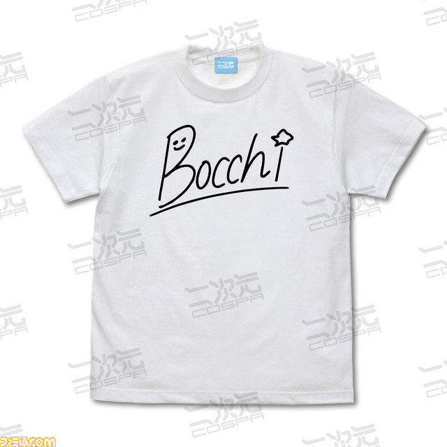 ぼっちちゃんのサインTシャツ_WH