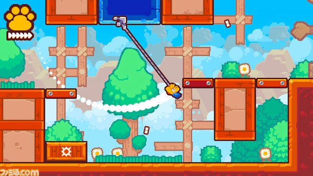 グラップリングアクション Grapple Dog がswitchで発売 フックをひっかけてスイングしながら移動するアクションでステージを駆け抜けろ ゲーム エンタメ最新情報のファミ通 Com
