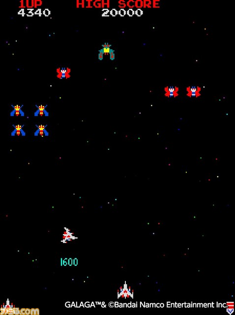 Switch/PS4『アケアカ ギャラガ』が本日(1/5)より配信開始。敵エイリアンを撃破するシューティングゲーム『ギャラクシアン』の続編