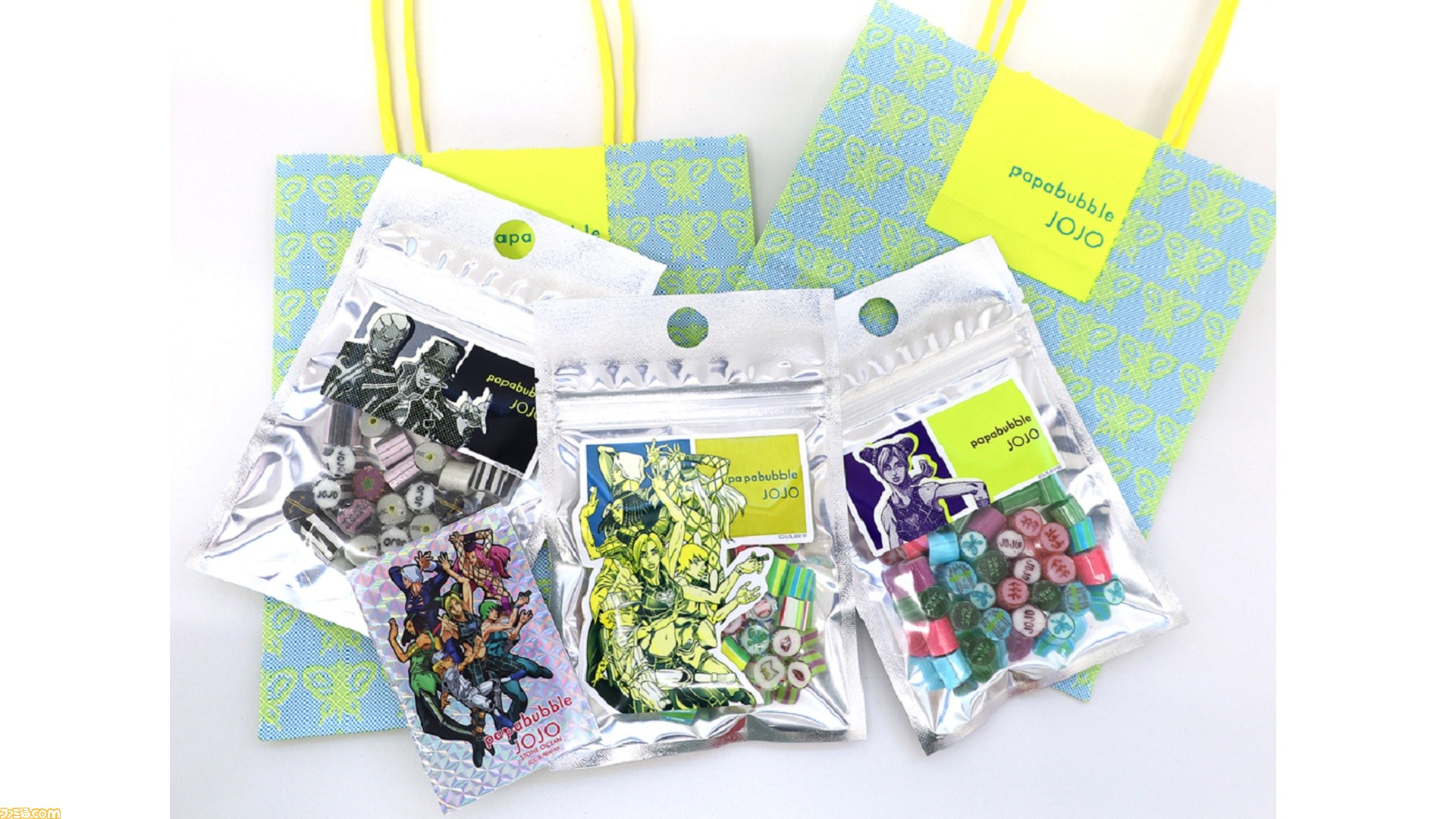 ジョジョの奇妙な冒険 ストーンオーシャン』×パパブブレのコラボ