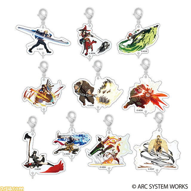 『ギルティギア』“休日のショッピング”をイメージした描き下ろしイラスト使用のタペストリーやアクキーに加え、『リバーシティガールズ』カップルアクリルスタンドなどの新商品がエビテンに登場！