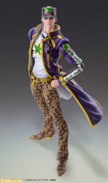 『ジョジョ ストーンオーシャン』空条承太郎の可動フィギュアが登場ッ! オラオララッシュを再現できるパーツや監獄で徐倫に差し出したペンダントなども付属