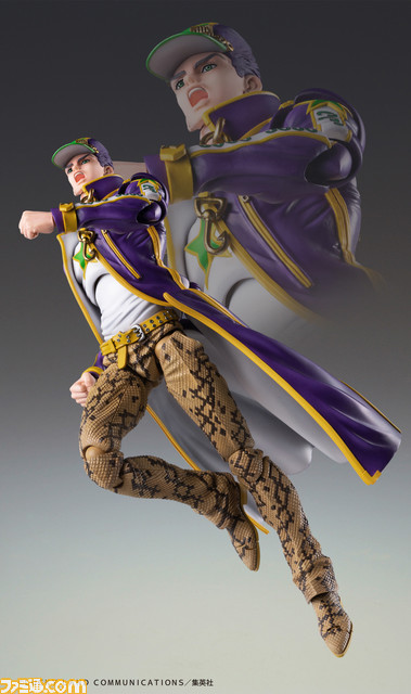 『ジョジョ ストーンオーシャン』空条承太郎の可動フィギュアが登場ッ! オラオララッシュを再現できるパーツや監獄で徐倫に差し出したペンダントなども付属
