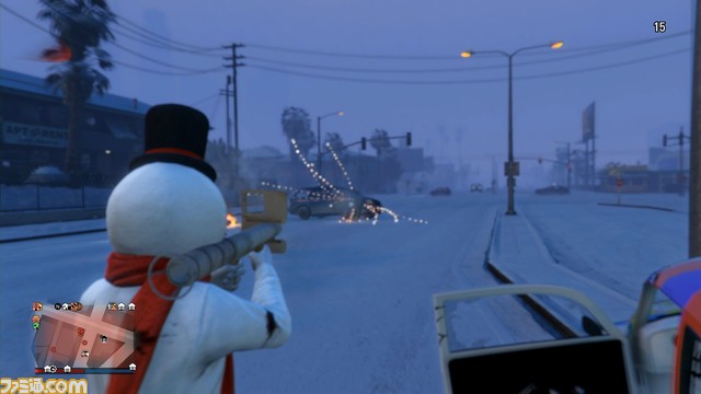 ：ホリデーシーズンの『GTAオンライン』はひと味違う景色に！ 雪に包まれたGTAオンライン　冬のロスサントスを満喫します