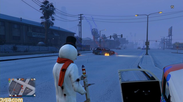 ：ホリデーシーズンの『GTAオンライン』はひと味違う景色に！ 雪に包まれたGTAオンライン　冬のロスサントスを満喫します