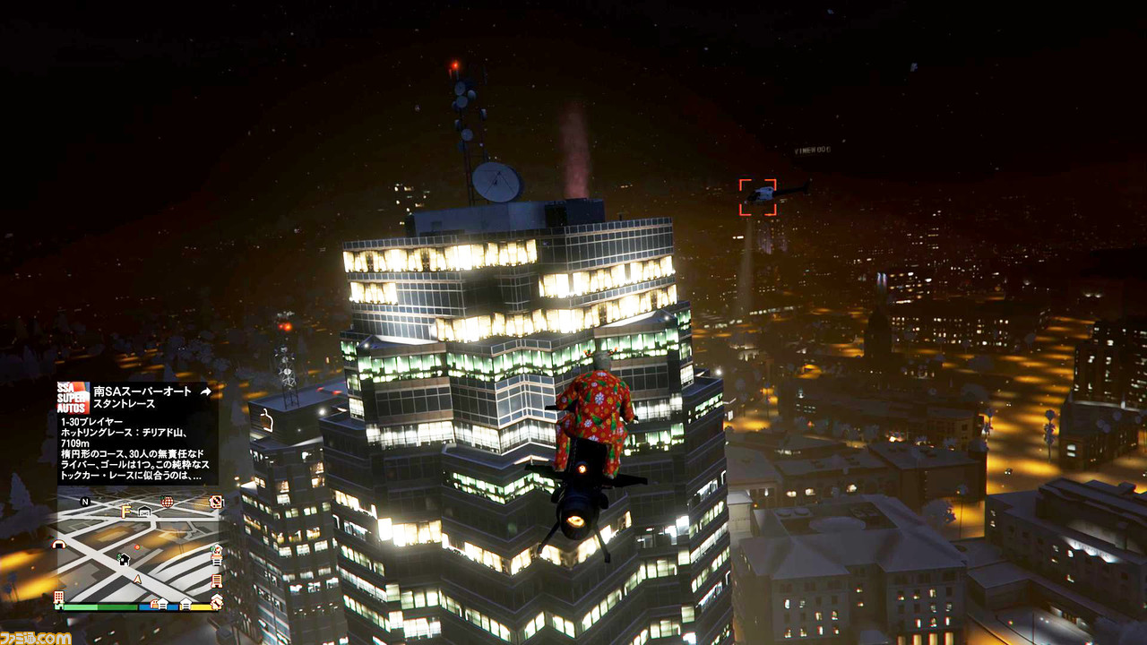 特設サイト“GTAオンライン プレイ日記”更新。ホリデーシーズンで雪に包まれた冬のロスサントスを満喫！ 花火ランチャーでお祝いします