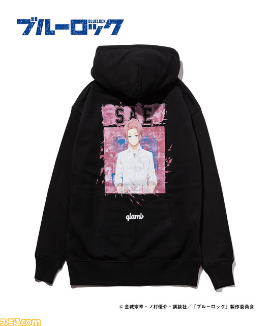 アニメ『ブルーロック』パーカーやTシャツがglambから発売。潔、蜂楽、千切、凪たちの商品は“オシャ確定”