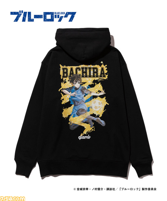 アニメ『ブルーロック』パーカーやTシャツがglambから発売。潔、蜂楽、千切、凪たちの商品は“オシャ確定”