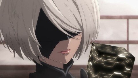 アニメ『ニーア オートマタ』ヨルハマークをクールにあしらったトート 