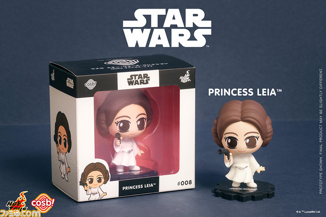 『スター・ウォーズ』のキャラクターがデフォルメされてフィギュア化。ヘッド部分がプルプル揺れる2頭身モデル
