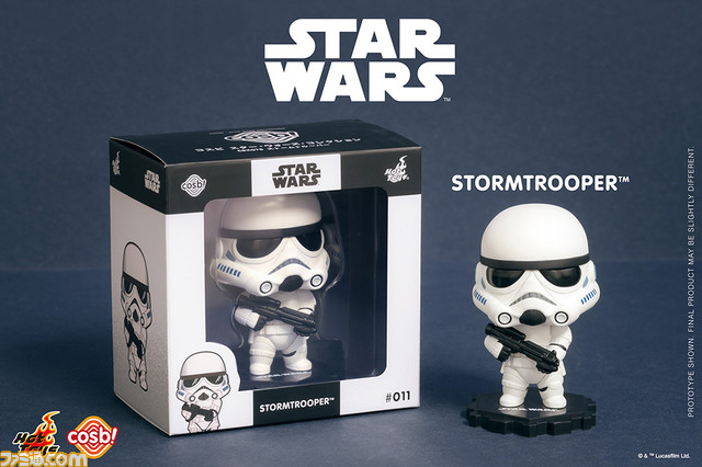 『スター・ウォーズ』のキャラクターがデフォルメされてフィギュア化。ヘッド部分がプルプル揺れる2頭身モデル