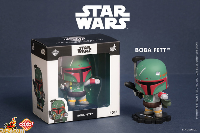 『スター・ウォーズ』のキャラクターがデフォルメされてフィギュア化。ヘッド部分がプルプル揺れる2頭身モデル