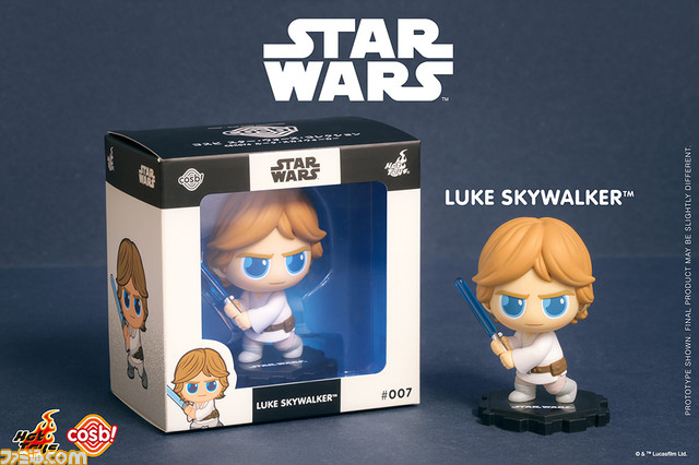 『スター・ウォーズ』のキャラクターがデフォルメされてフィギュア化。ヘッド部分がプルプル揺れる2頭身モデル