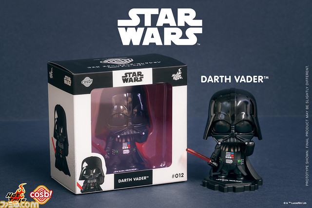 『スター・ウォーズ』のキャラクターがデフォルメされてフィギュア化。ヘッド部分がプルプル揺れる2頭身モデル