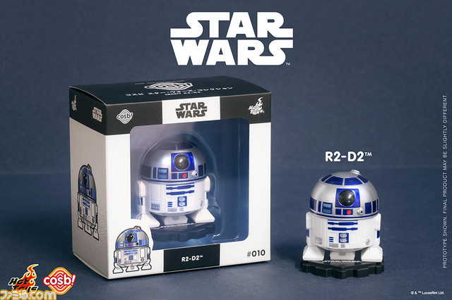 『スター・ウォーズ』のキャラクターがデフォルメされてフィギュア化。ヘッド部分がプルプル揺れる2頭身モデル