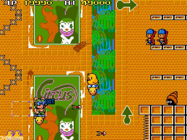 【アケアカ】タイトー『ニュージーランドストーリー』が1/26にSwitch/PS4で配信決定。ジャンプだけでなく“浮遊”を駆使してゴールを目指すアクションゲーム