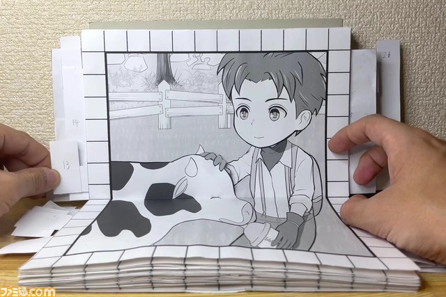 『牧場物語 Welcome！ワンダフルライフ』が本日（1/26）より発売。動くペーパークラフトで描かれた発売記念映像も公開