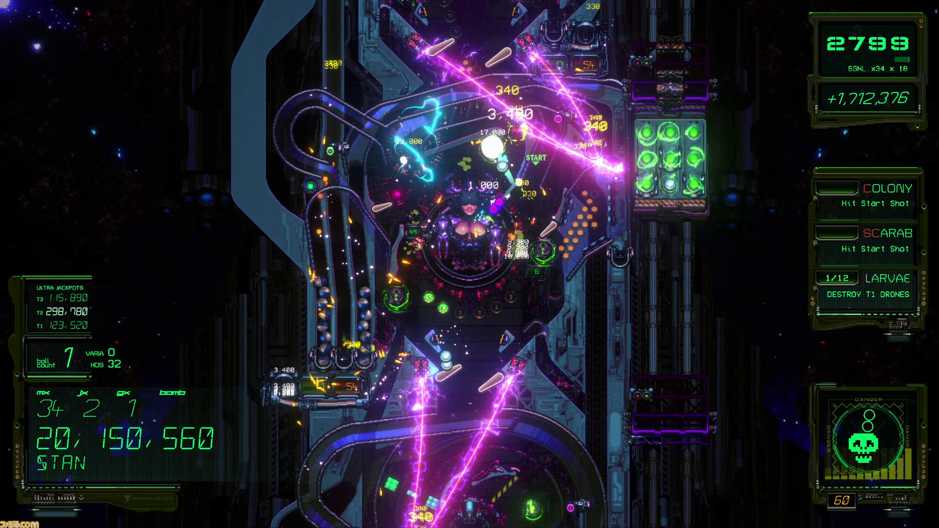 XENOTILT』悪魔的ピンボールゲームに続編が登場 | ゲーム