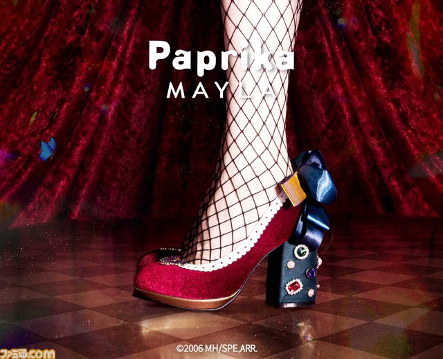 映画『パプリカ』幻想的なデザインの靴が本日（1/27）18時より発売。青い蝶やパレードシーンがパンプスをサイケに彩る