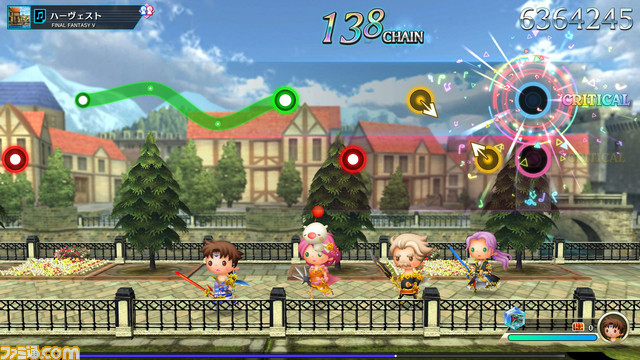 『シアトリズム ファイナルバーライン』体験版が2月1日より配信。FFシリーズ30曲やキャラを集めるシリーズクエストなどがプレイ可能