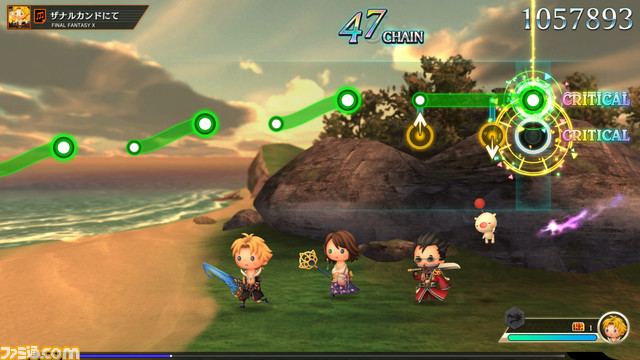 『シアトリズム ファイナルバーライン』体験版が2月1日より配信。FFシリーズ30曲やキャラを集めるシリーズクエストなどがプレイ可能