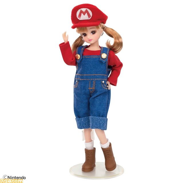 着せ替え人形“リカちゃん”がマリオ衣装に! “リカちゃん LD-33 スーパーマリオだいすきリカちゃん”が3月10日発売