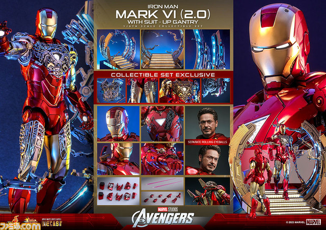 アベンジャーズ』アイアンマン・マーク6の1/6スケールフィギュア登場