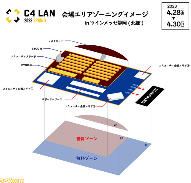 3日間ぶっ通しゲームパーティー“C4 LAN 2023 SPRING”のチケットは2月18日より発売。C4 LAN ゲーミングマザーシップの艦長にZETA所属k4senが就任