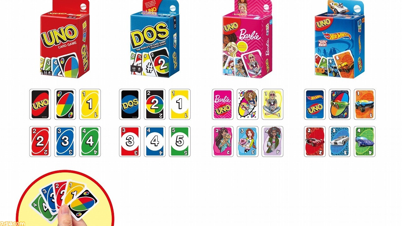 ミニサイズでもちゃんと遊べるガチャ“UNO ミニカード2”3月下旬に発売
