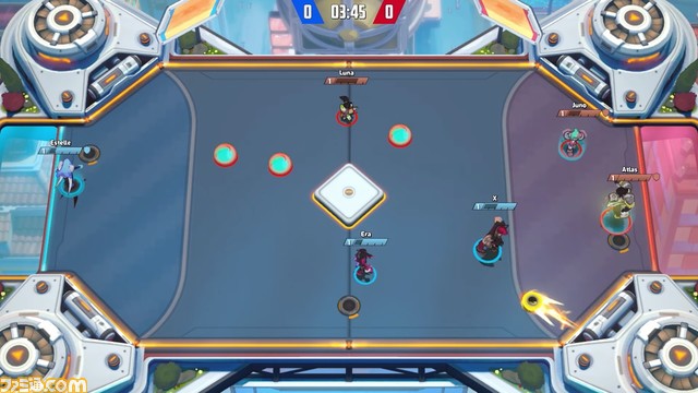 Switch版『オメガストライカーズ』が4月28日に配信決定。3人1組のチームで試合に挑むエアホッケーのようなオンライン専用対戦ゲーム【Nintendo Direct】